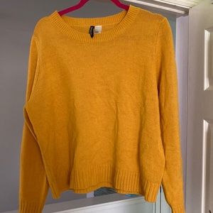 🐕‍🦺🐕🦮🐩ACCEPTING OFFERS🐕‍🦺🐕🐩🐾Mustard yellow H & M sweater